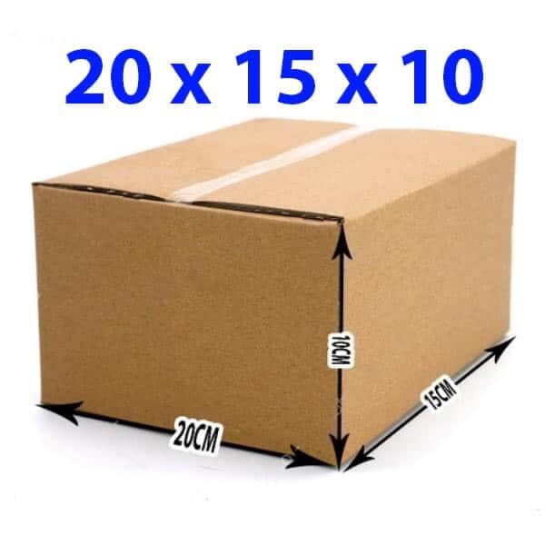 hop giay carton 20x15x10 - Hộp giấy carton 20x15x10 (3 lớp)