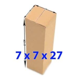 Hộp giấy carton 7x7x27 (3 lớp)  