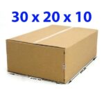 Thùng giấy carton 30x20x10 (3 lớp)