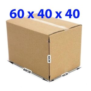 1 cái Thùng carton đi máy bay kích thước 60x40x40 (Giấy carton 5 lớp) Thùng giấy Siêu Bền Thùng carton 60x40x40
