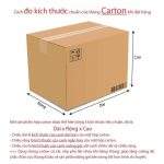 Cách đo kích thước thùng carton chuẩn để đặt làm thùng carton Thùng  